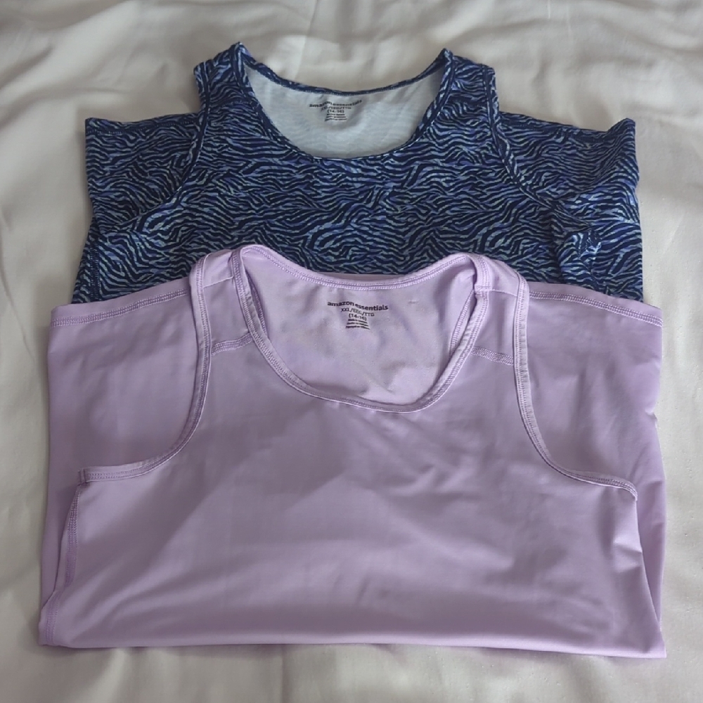 Amazon Essentials  Racerback Tank Top 2 Pieces Girls Xxlg